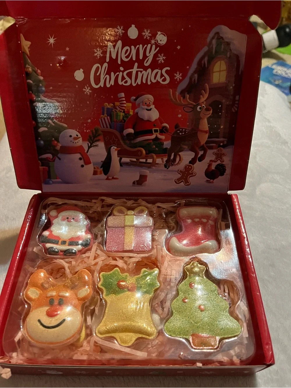Handmade Christmas Bath Bombs-12 piece set